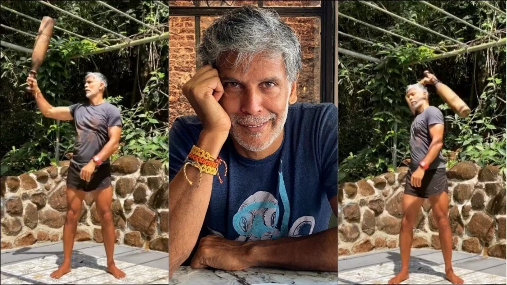Milind Soman does some ‘light exercises’ with mudgar; know more about it